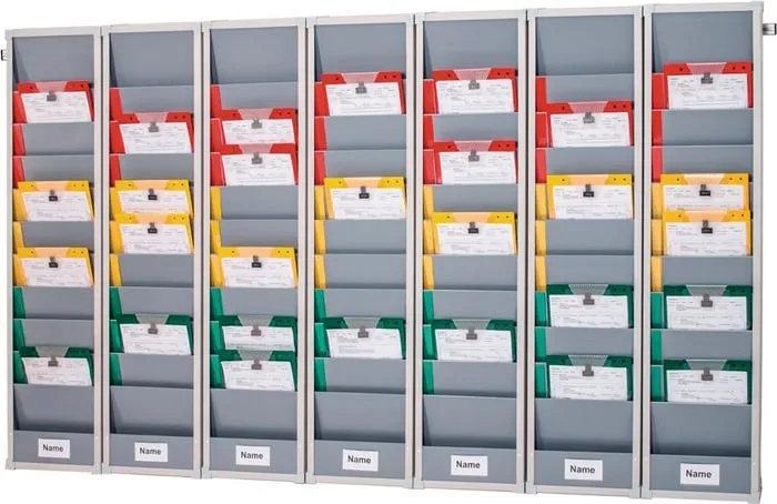 Planungstafel H1282xB1700xT78mm 5 Reihen inkl.Wandprofil EICHNER