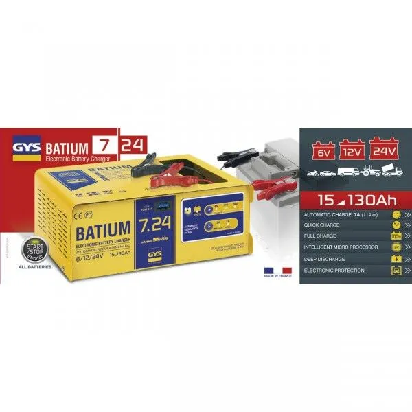 Batterieladegerät Gys Batium 7-24