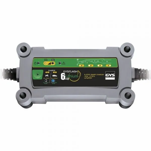 Gys Ladegerät für 12V LiFePO4 Batterien GYSFLASH LITHIUM 6A