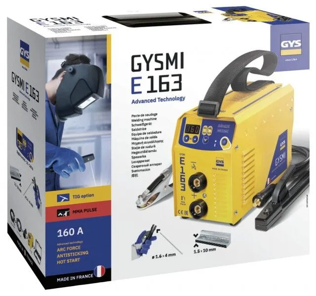 Gys MMA Inverter einphasig GYSMI E163 Hartschalenkoffer