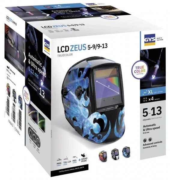 Gys Schweißhelm LCD ZEUS 5-9 9-13 G COSMIC