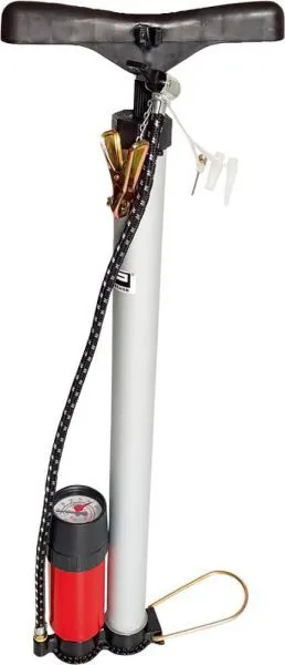 Handluftpumpe Alu mit Manometer 7 bar