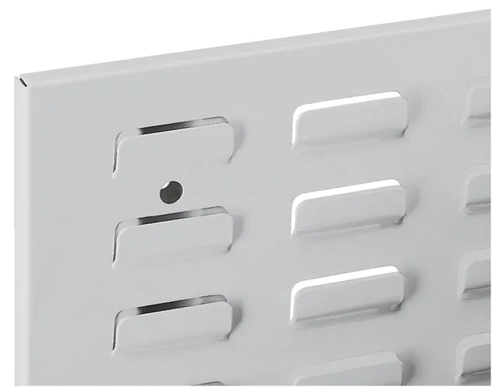 Schlitzplatte B1000xL450mm lichtgrau Breitformat RASTERPLAN