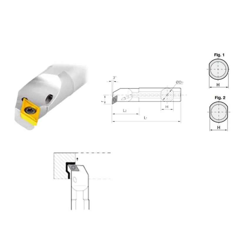 HM Bohrstange E12Q SDUCR 07