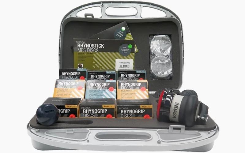 INDASA SMART Spot-Repair Koffer mit Exzenterschleifer im Komplett-Set - 43370