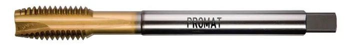 Maschinengewindebohrer DIN 376B M12x1,75mm HSS-Co TiN 6H PROMAT