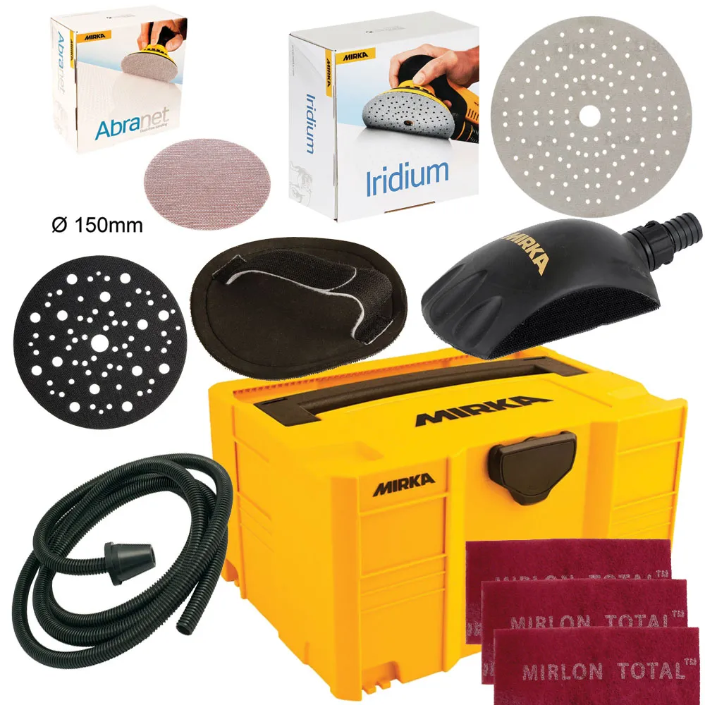 MIRKA Zubehör Set für MIRKA Deros im Case T Loc Systainer KIT2001WOMDE