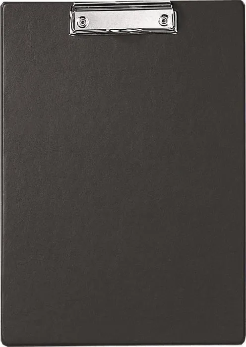 Klemmbrett Krt.m.Folienüberzug DIN A4 schwarz VE: 12St.