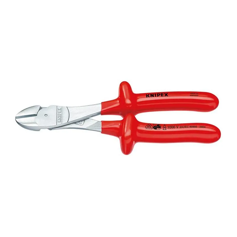 Kraft-Seitenschneider VDE tauchisoliert 250mm KNIPEX 74 07 250
