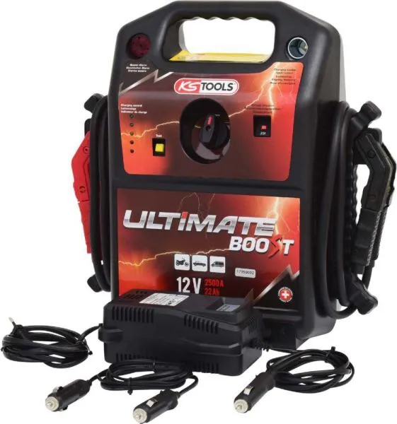 KS Tools Starthilfegerät mobil 850A Batterie Booster 12 Volt