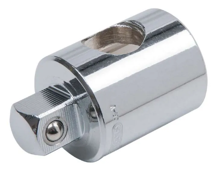 KS Tools 3/8 Zoll CHROMEplus Gleitstück Vergrößerungsadapter 1/4 Zoll F x 3/8 Zoll M