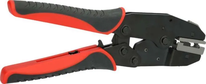 KS Tools Crimpzange für isolierte Winkel Flachsteckhülsen