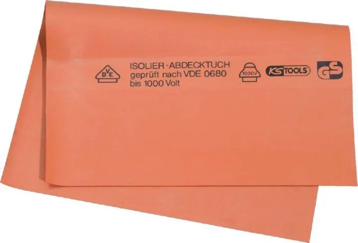 KS Tools Gummi Abdecktuch mit Schutzisolierung Stärke 1,6 Länge 500mm