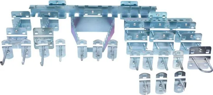 KS Tools Hakensortiment für Lochplatten 28 teilig