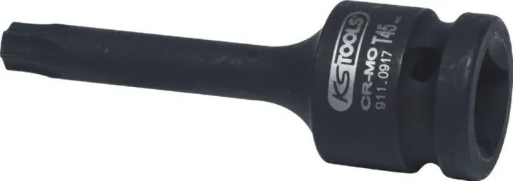 KS Tools 1/2 Zoll Kraft-Bit-Stecknuss Torx lang T45
