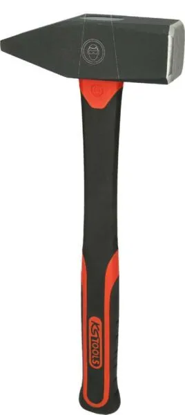 KS Tools Schlosserhammer mit Fiberglasstiel 2000g