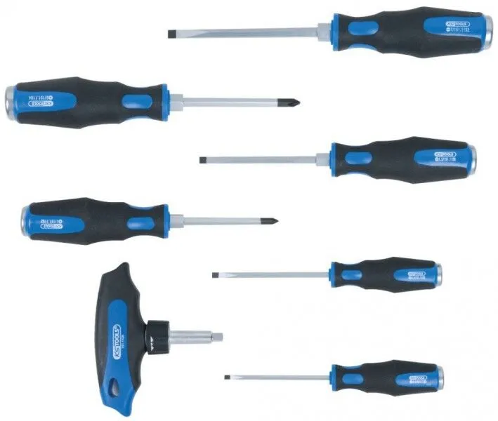 KS Tools ERGOTORQUEmax Schlagkappen Schraubendreher Satz 7 teilig