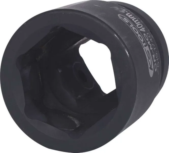 KS Tools 1 Zoll Sechskant-Kraft-Stecknuss kurz Schlüsselweite 40 mm