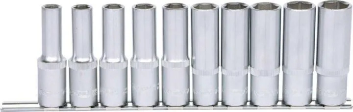 KS Tools 1/2 Zoll Sechskant Stecknuss Satz lang 10 Teile