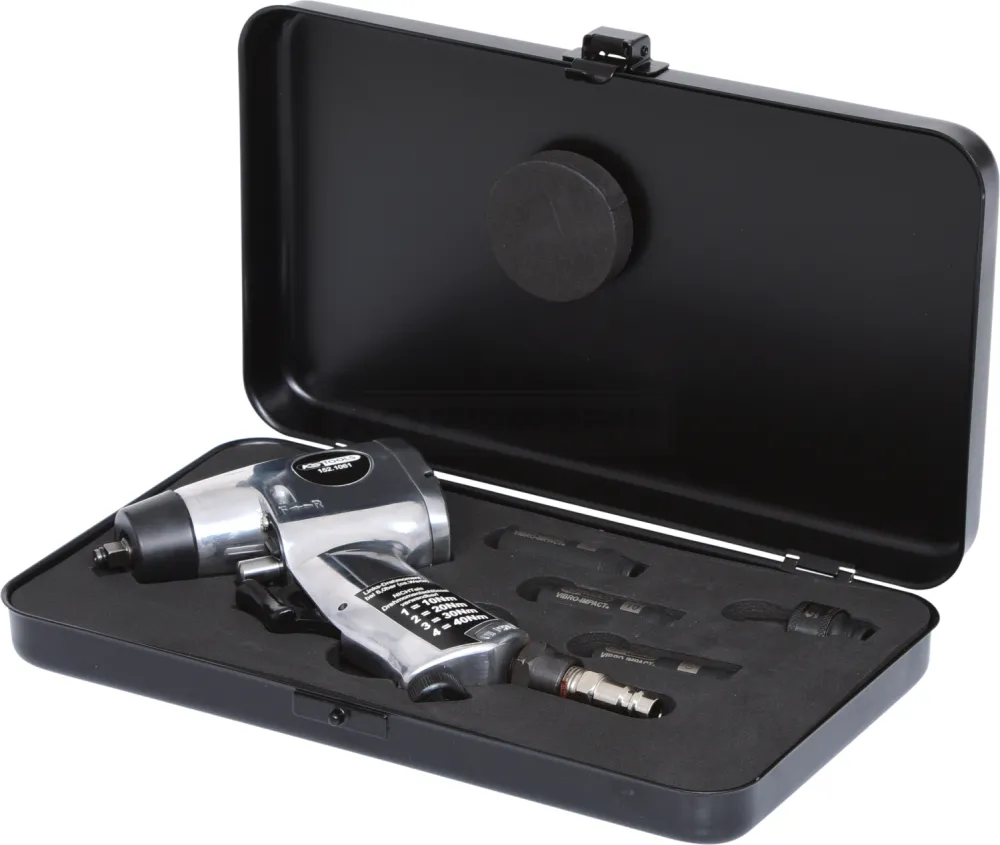 KS Tools 1/4'' Glühkerzen-Druckluft-Vibrationsschrauber-Satz, 5-tlg. - 152.1060