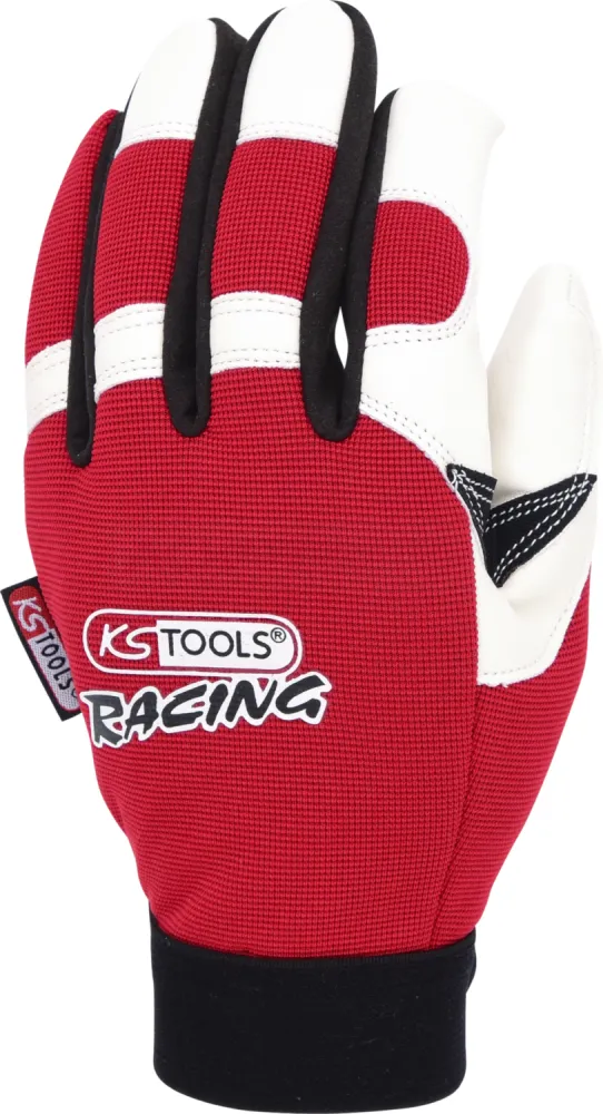 KS Tools Leder-Mechaniker-Handschuh, Vibrationsgedämmt, 10 - 310.0255