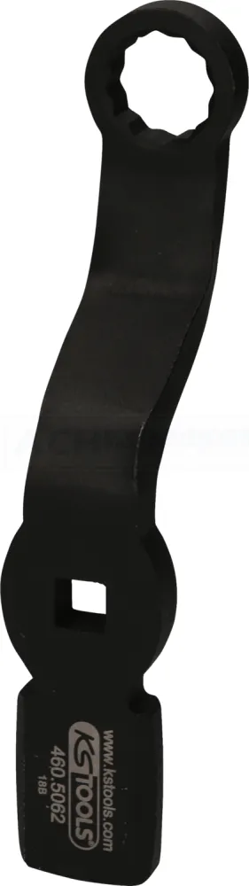 KS Tools 1/2" Schlag-Zwölfkant-Schlüssel mit 2 Schlagflächen, 24mm - 460.5062