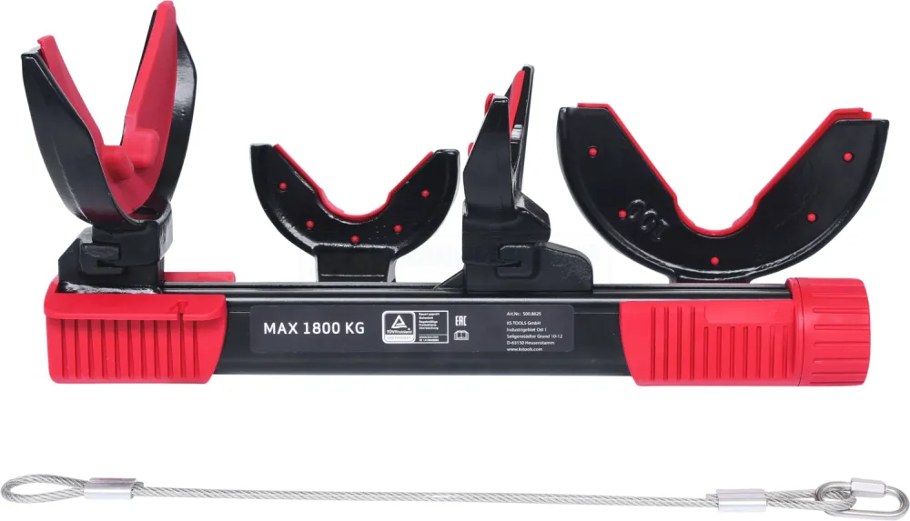 KS Tools Federspanner-Satz, 6-tlg., max. Belastung 1800kg - 500.8625