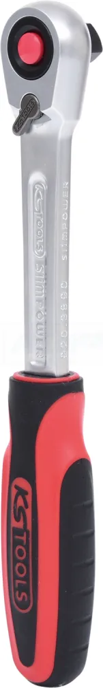 KS Tools 3/8" SlimPOWER Umschaltknarre,72 Zahn - 920.3890