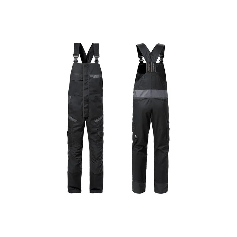 Latzhose 1555 STFP Kansas® 129486 Schwarz/Grau Gr.50