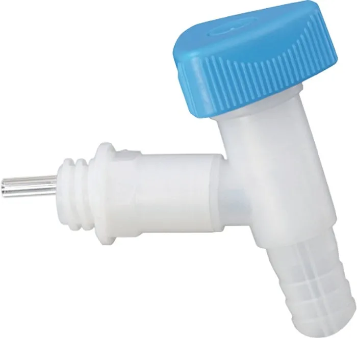 Auslaufhahn HD-PE 19mm Breitgewinde D 22mm lebensmittelbeständig HÜNERSDORFF