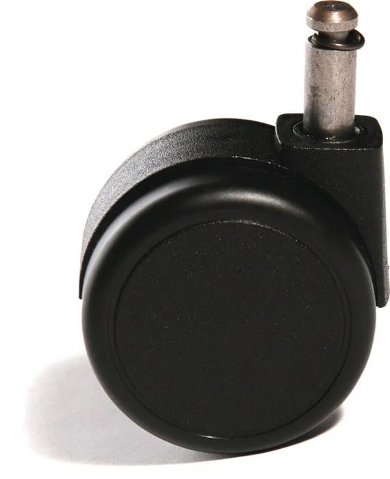 Rl.f.weiche BD D.55mm f.Bürodrehstuhl Stift-L.25mm Stift-D.10mm 5 St/Btl.TOPSTAR