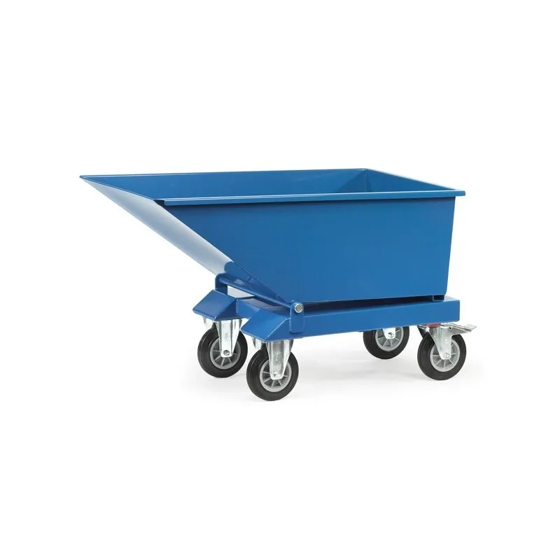 Muldenkipper mit Einfahrtaschen, mit Ablasshahn 800 Liter Inhalt