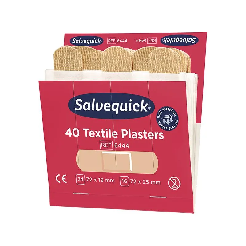 Nachfüllpackungen Salvequick 40 Pflaster Textil 6444