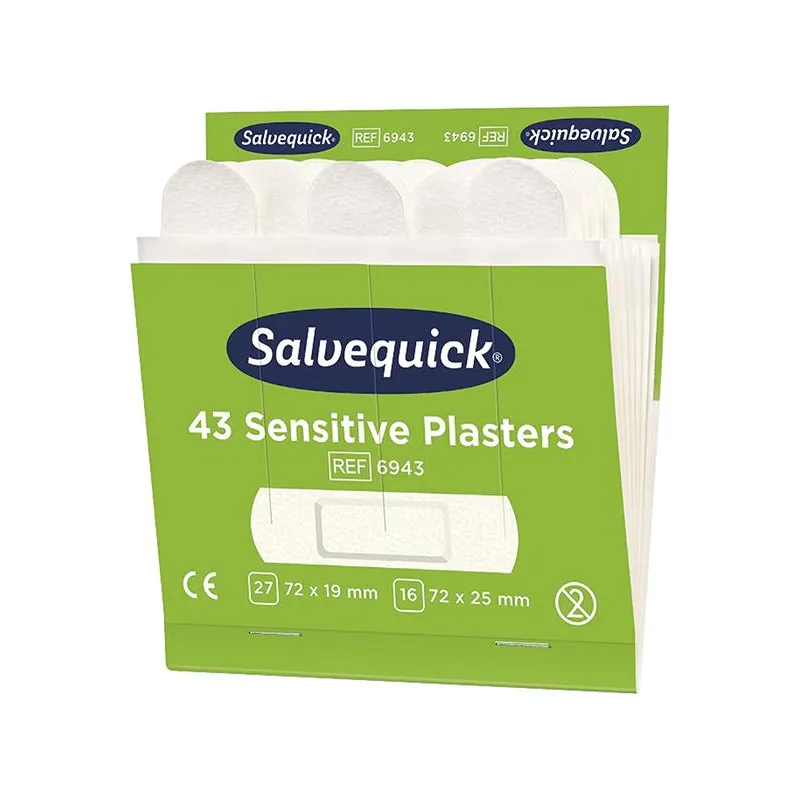 Nachfüllpackungen Salvequick 43 Pflaster Sensitive 6943