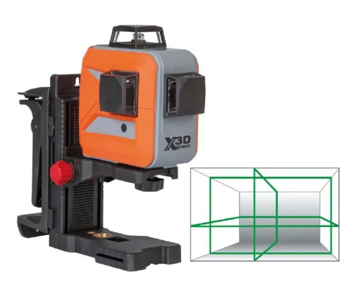 Nedo Kreuzlinienlaser X-liner 3D green 3 x 360 Grad