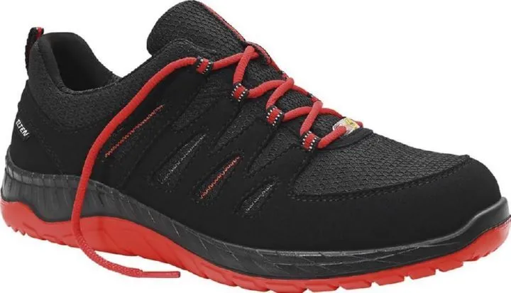 Elten Sicherheitshalbschuh Maddox black red Low ESD S3 Gr. 42
