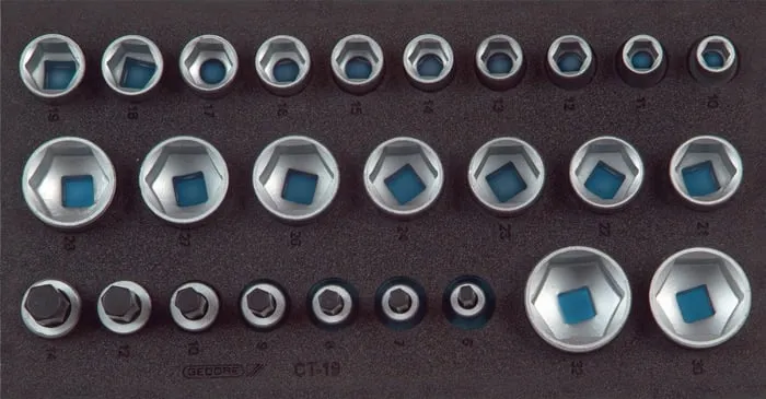 Werkzeugmodul 1500 CT1-19 26-tlg.1/3-Modul Steckschlü.1/2 Zoll GEDORE