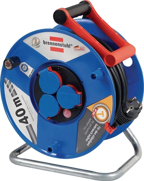 Kabeltrommel Garant 40m H07RN-F 3x1,5mm² 290mm 3 Schutzkon.steckd.