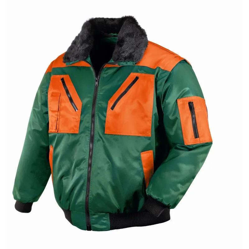 Pilotenjacke OSLO teXXor 4178 grün/orange Gr.XXL