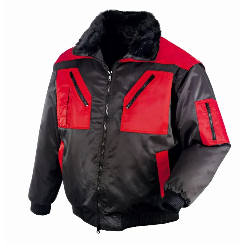 Pilotenjacke OSLO teXXor 4180 schwarz/rot Gr.S