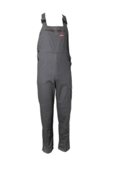 Planam BW 290 Arbeitskleidung Cargo Latzhose Arbeitshose grau Größe 54