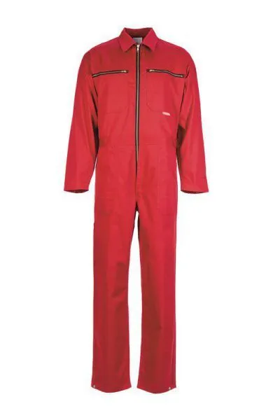 Planam MG 290 Arbeitskleidung Rallyekombi Arbeitsoverall rot Größe 54