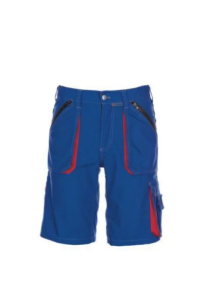 Planam Basalt Arbeitskleidung Shorts kornblau rot XL