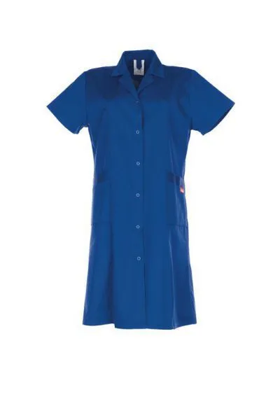 Planam Damen Arbeitsmantel Mischgewebe 1/4 Arm kornblau 38