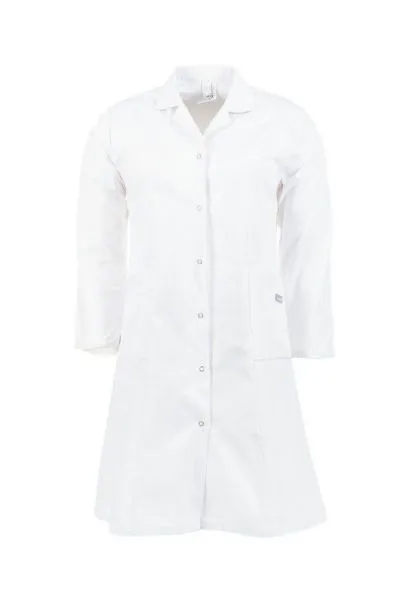 Planam Damen Arbeitsmantel Arbeitskleidung Mantel BW Langarm reinweiß Größe 38