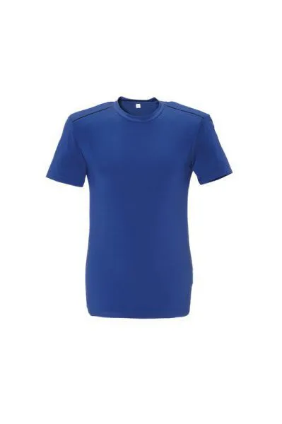 Planam DuraWork Arbeitskleidung T-Shirt kornblau schwarz M