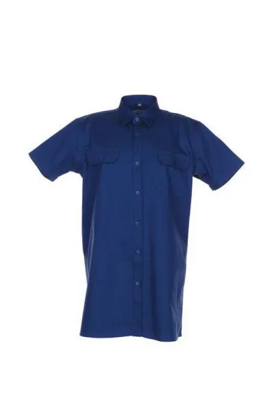 Planam Köperhemd 1/4 Arm dunkelblau 43/44