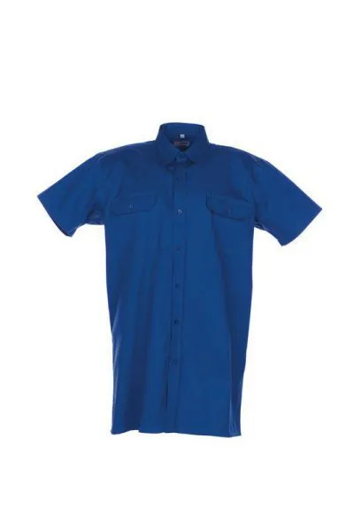 Planam Köperhemd 1/4 Arm mittelblau 39/40