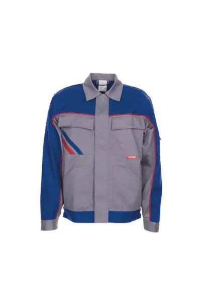 Planam Highline Bundjacke zink kornblau rot Größe 52