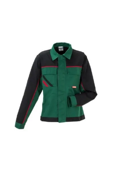 Planam Highline Damen Bundjacke grün schwarz rot Größe 34